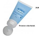 Protetor solar facial.